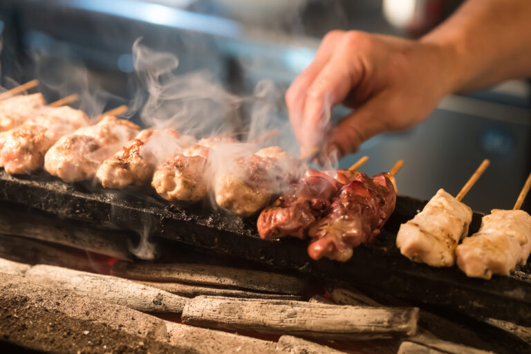 完全個室で味わう！茨城地鶏の炭火焼き鳥